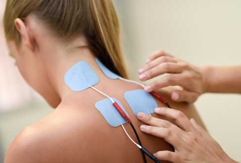 Electrotherapy treatment at GB Clinics
