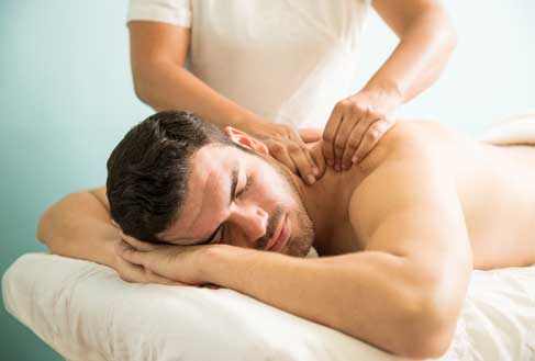 Therapeutic massage treatment at GB Clinics