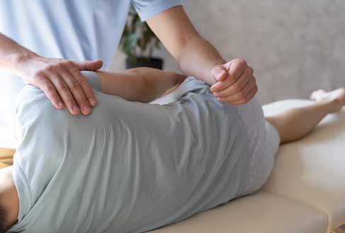 Manual therapy treatment at GB Clinics